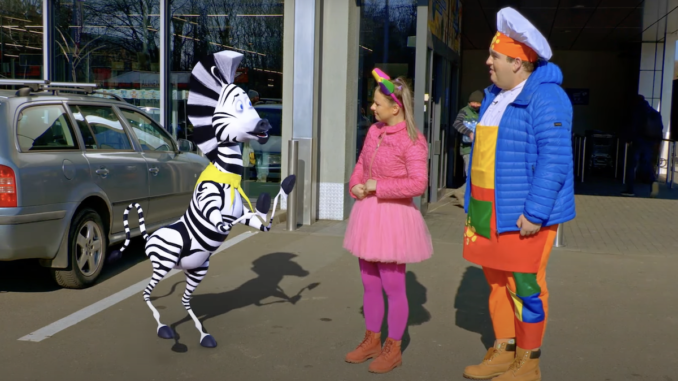 Zebra Tony de la Gașca Zurli. FOTO Lidl Zebra Tony de la Gașca Zurli. FOTO Lidl