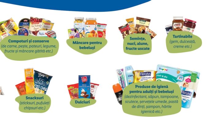 Colectă pentru alimente, organizată de Lidl. FOTO Golin Colectă pentru alimente, organizată de Lidl. FOTO Golin