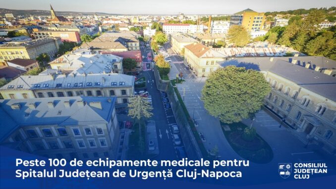 peste 100 de echipamente pt. Spitalul Judetean de Urgenta CJN